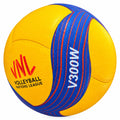 Balón de voleibol de PU azul y amarillo · Talla 5