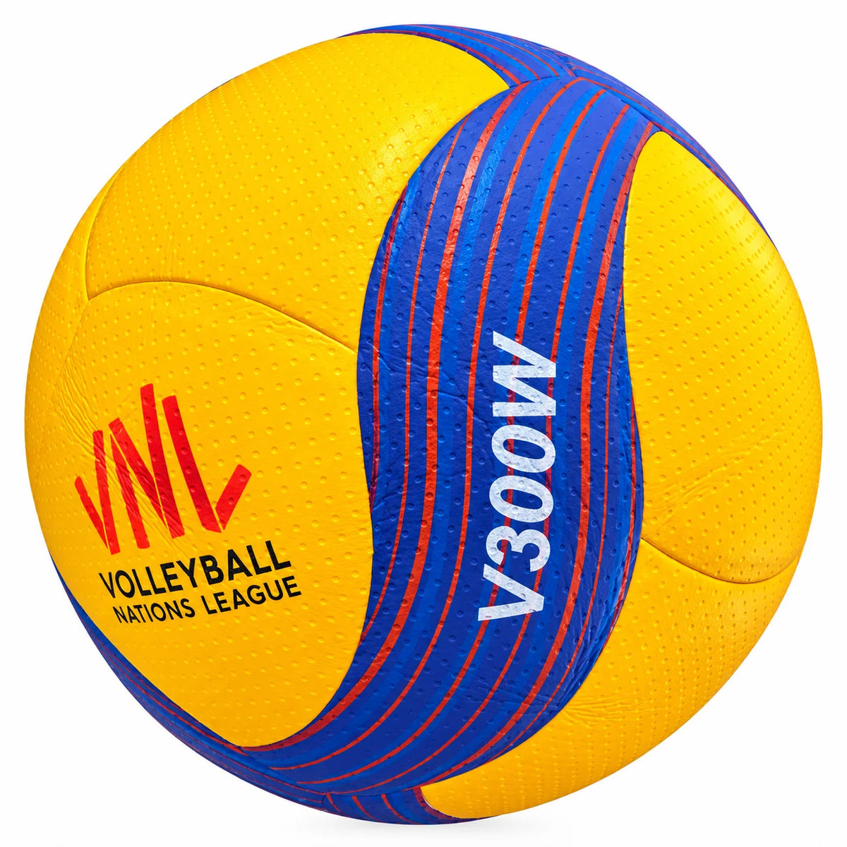 Balón de voleibol de PU azul y amarillo · Talla 5