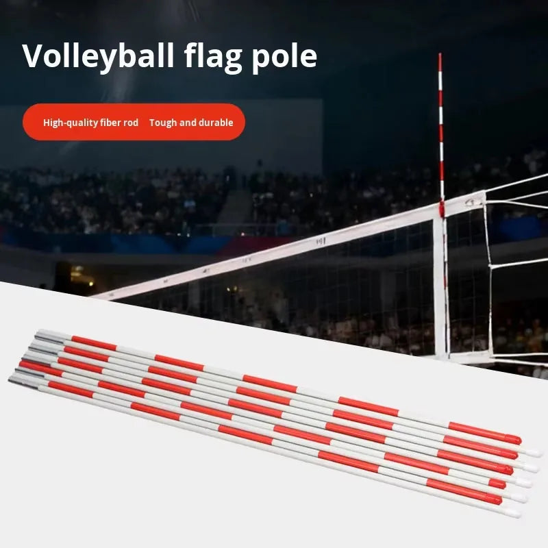 Antena de voleibol desmontable de fibra de vidrio · 1,8 m