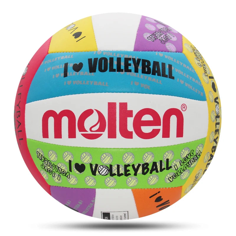 Balón de voleibol Molten de PU para entrenamiento · Tallas 4 y 5
