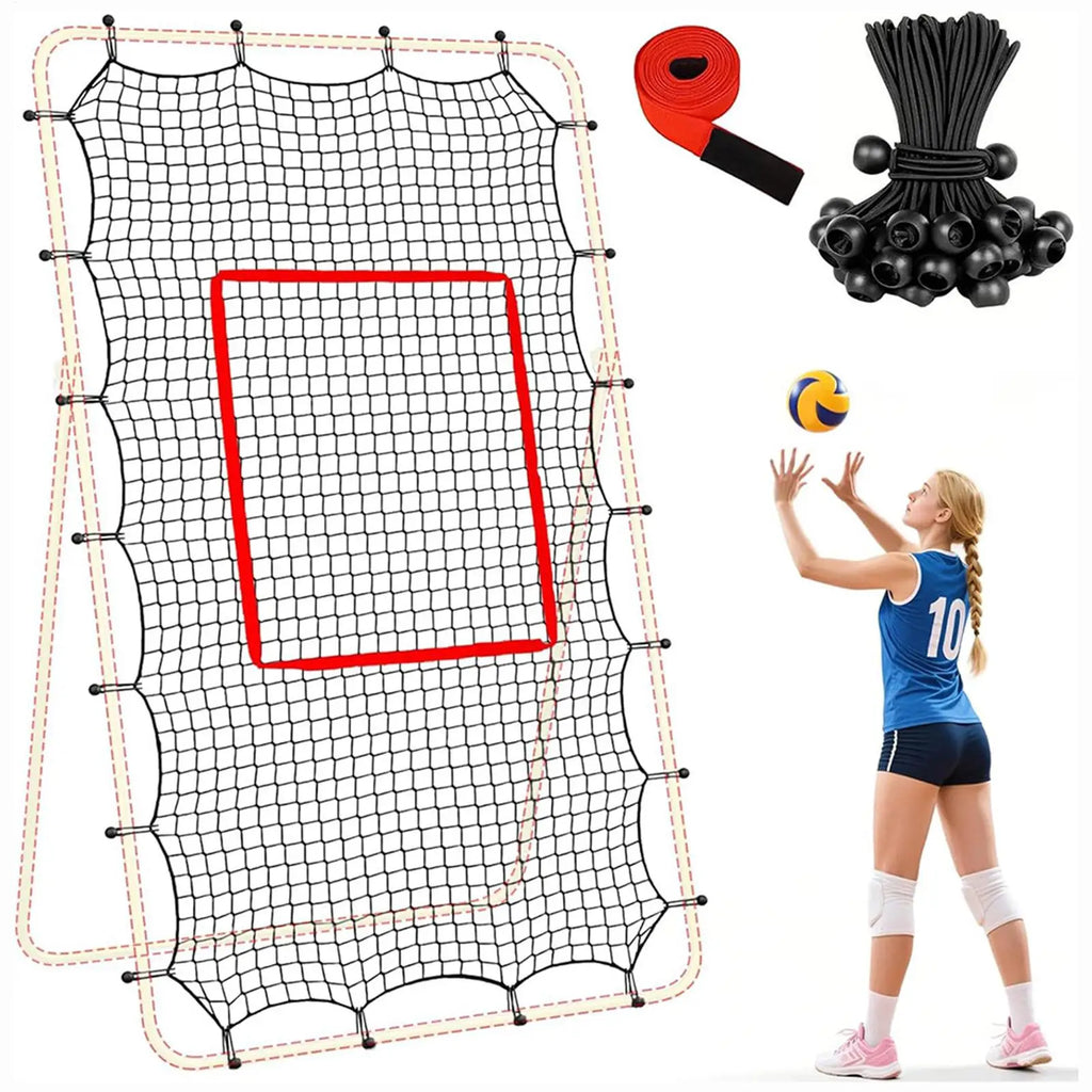 Red de rebote para voleibol de 213 × 122 cm · Sin estructura