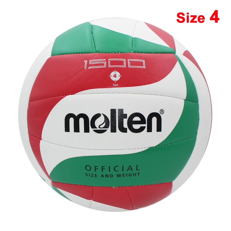 Balón de voleibol Molten de PU para entrenamiento · Tallas 4 y 5