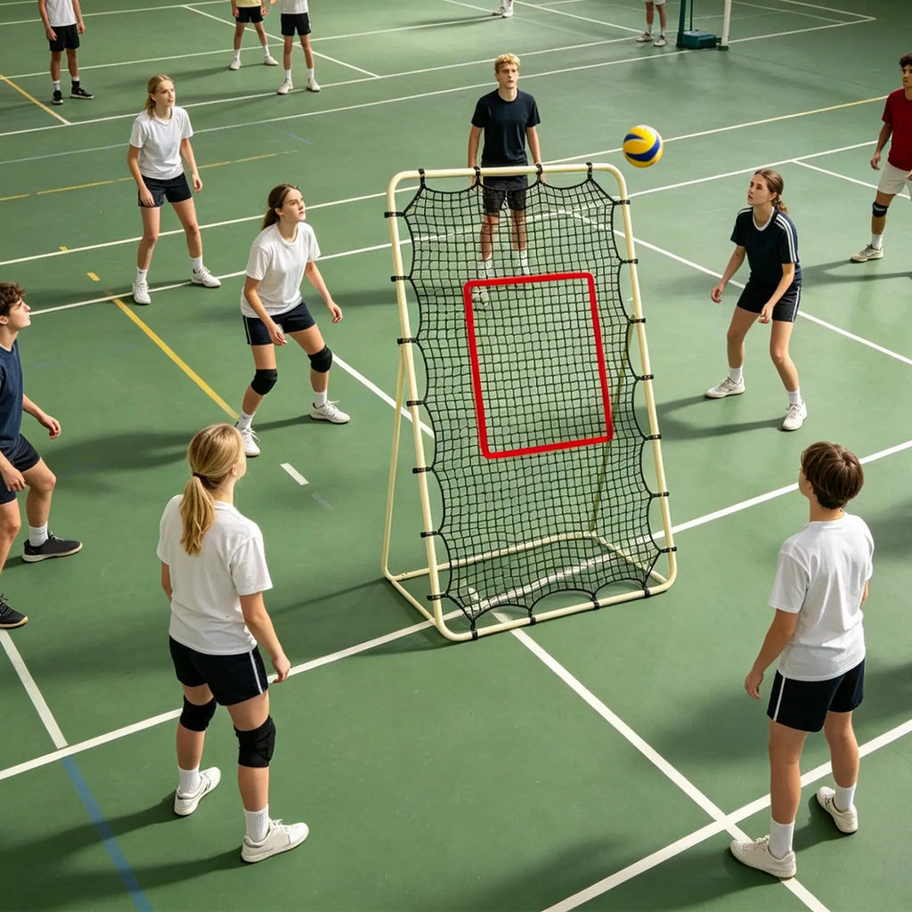 Red de rebote para voleibol de 213 × 122 cm · Sin estructura