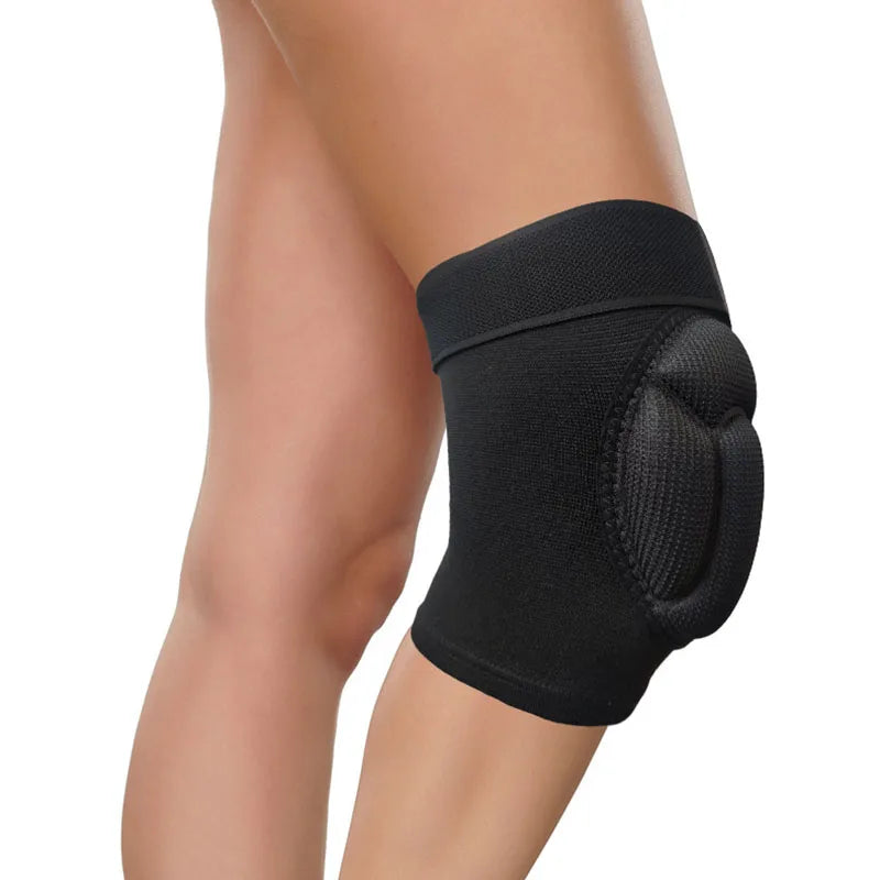 Rodilleras deportivas ajustables con espuma EVA · Par negro